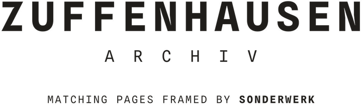 Zuffenhausen Archiv – Matching Pages framed by Sonderwerk
